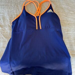 Adidas climacool tennis tank with built-in bra size small